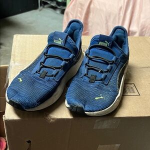 Puma Kids Navy Blue Sneakers